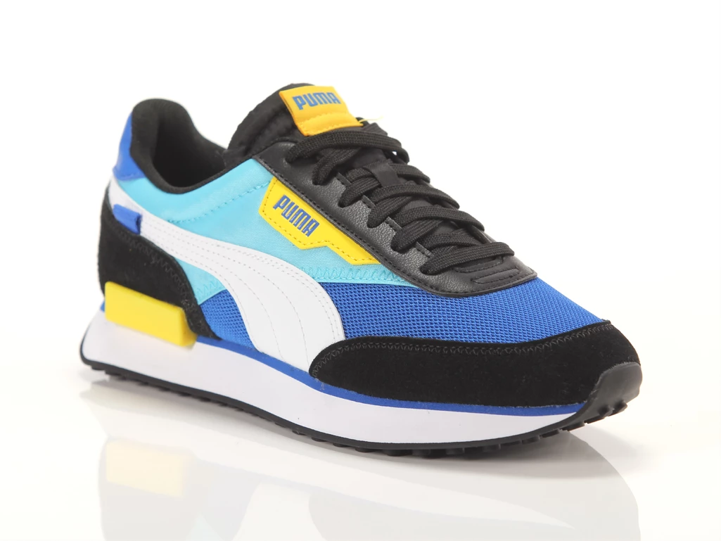  Future Rider Splash Jr - Sneakers donna/ragazzi Puma. Disponibile in diverse taglie: 37, 38, 39 e colori giallo, nero, azzurro.