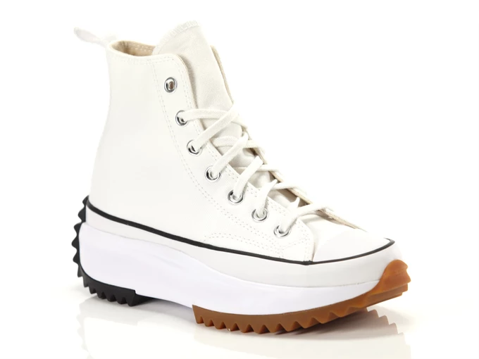  Run Star Hike White Balck Gum - Sneakers donna Converse. Disponibile in diverse taglie: 37, 38 e colori bianco, nero. YOUSPORTY
