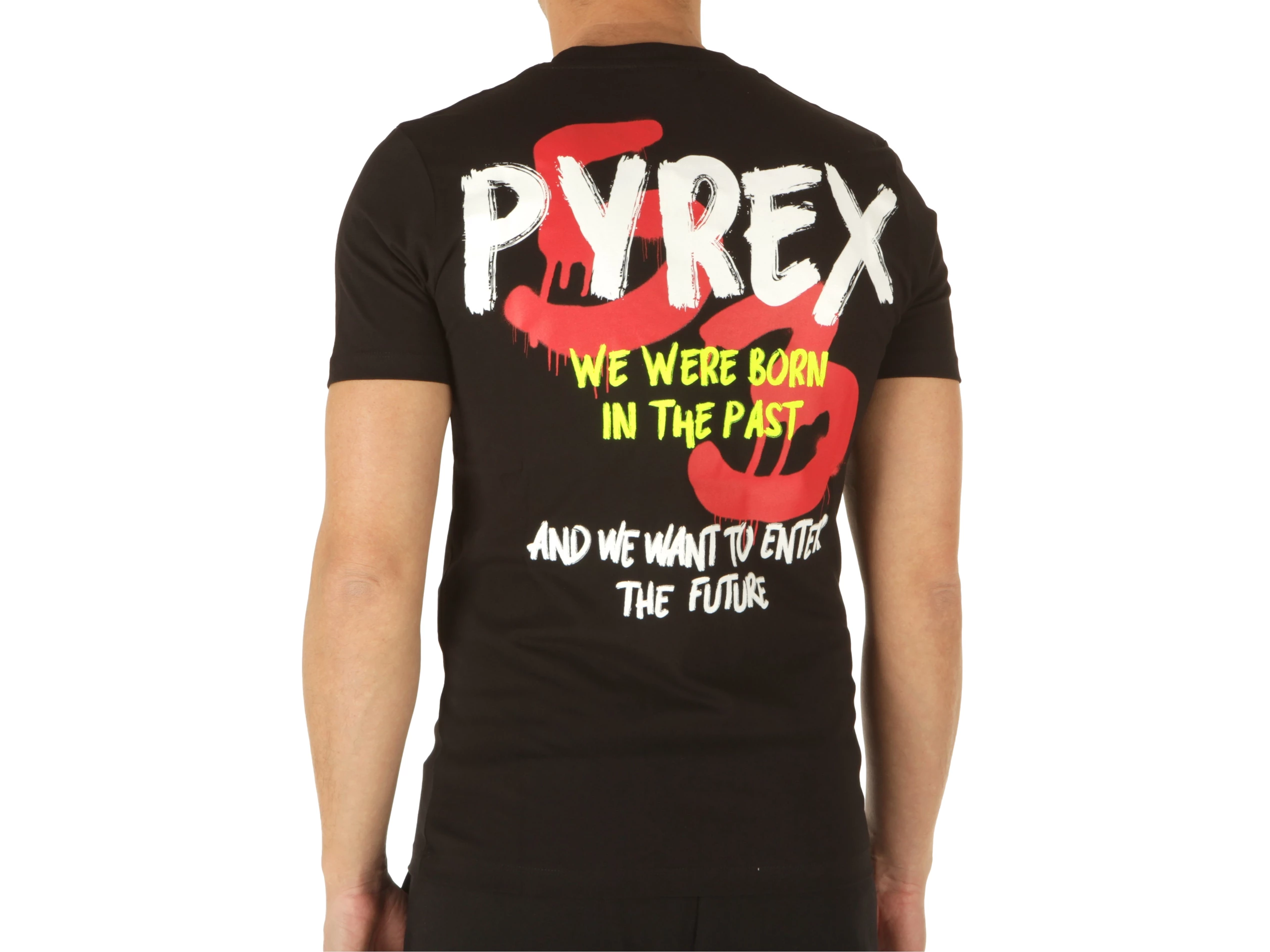 Pyrex T-Shirt In Jersey Uomo Nero man 22EPB43087 NER YOUSPORTY