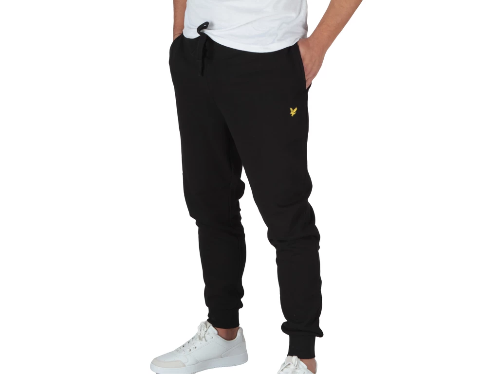  Brushed Back Sweat Pants Jet Black - Pantaloni uomo Lyle & Scott. Disponibile in diverse taglie: l, m, xl e colori nero. YOUSPO