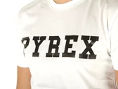  T-Shirt In Jersey Uomo Bianco Stampa Nera - T-Shirt uomo Pyrex. Disponibile in diverse taglie: l, m, s, xl e colori bianco, ner