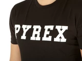 Pyrex T-Shirt In Jersey Uomo Nero Stampa Bianca homme 22EPB34200 NEB