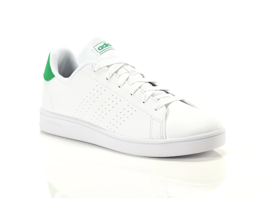  Advantage K - Sneakers donna/ragazzi Adidas. Disponibile in diverse taglie: 36, 37, 38, 39 e colori bianco, verde. YOUSPORTY.