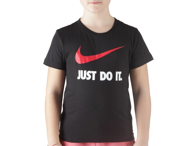  Nkb Swoosh Jdi Ss Tee - T-Shirt bambino Nike. Disponibile in diverse taglie: 4y, 5y, 6y, 7y, 3y e colori rosso, bianco, nero. Y