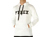 Pyrex Maglia Cappuccio In Felpa Uomo Bianco Stampa Nera homme 22EPB40031 BIA