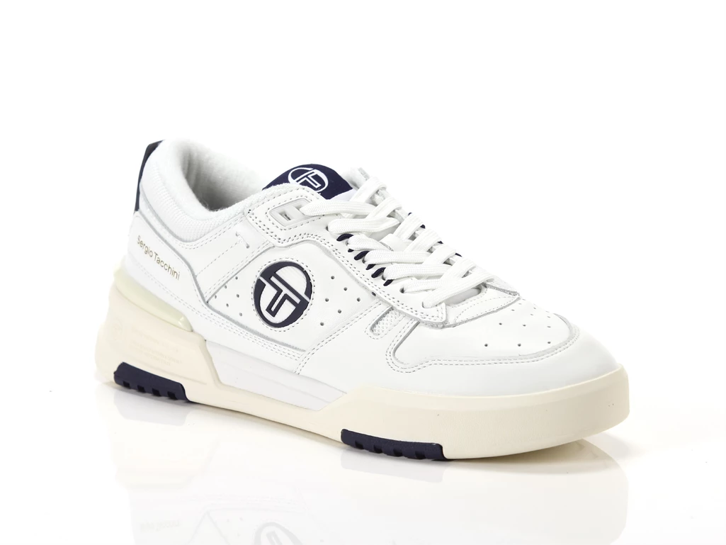  BB Court Lo White Tofu Maritime Blue - Sneakers uomo Sergio Tacchini. Disponibile in diverse taglie: 46, 40, 41, 42, 43, 44, 45