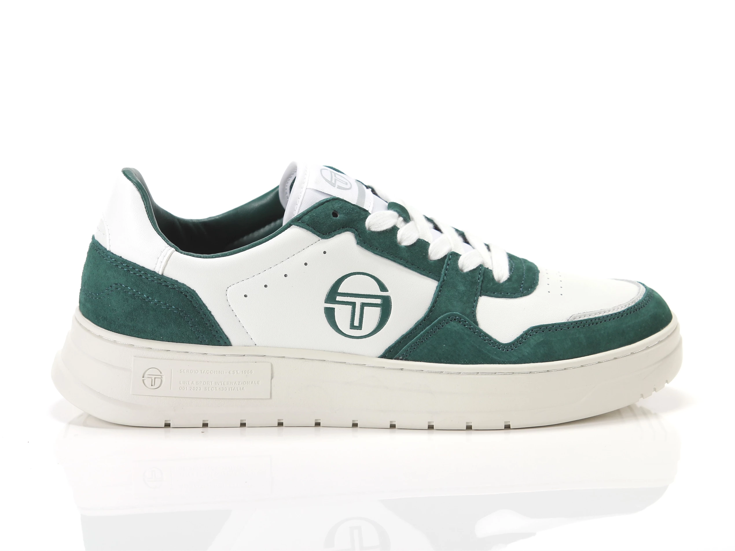 Sergio Tacchini Court Classic Mp White Tofu Botanical Garden man