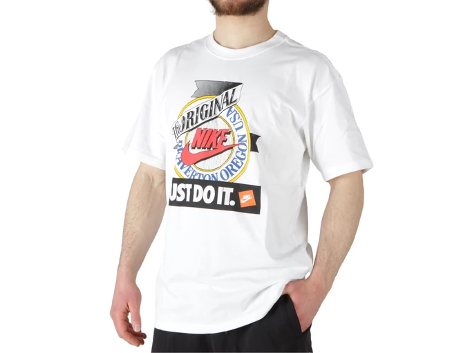Nike U NSW TEE M90 TEST PRINT man HJ0594 100