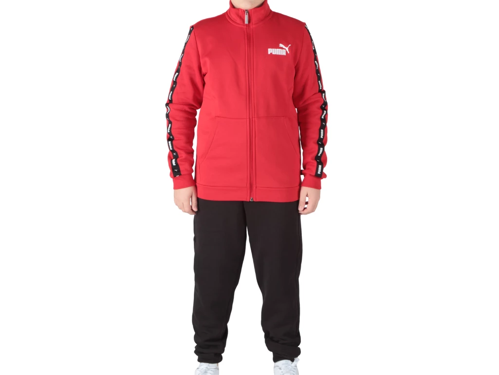  Tape Sweat Suit - Tuta ragazzo Puma. Disponibile in diverse taglie: 10y, 11y, 12y, 15y, 16y, 9y e colori rosso, nero. YOUSPORTY