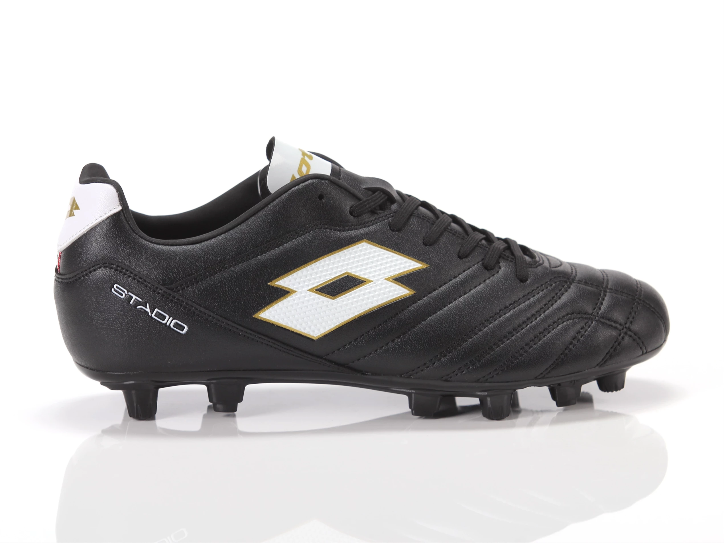 Scarpe Da Calcio Lotto Stadio 705 FG - Terreno Compatto, Bianco/verde Primavera, Taglia 44