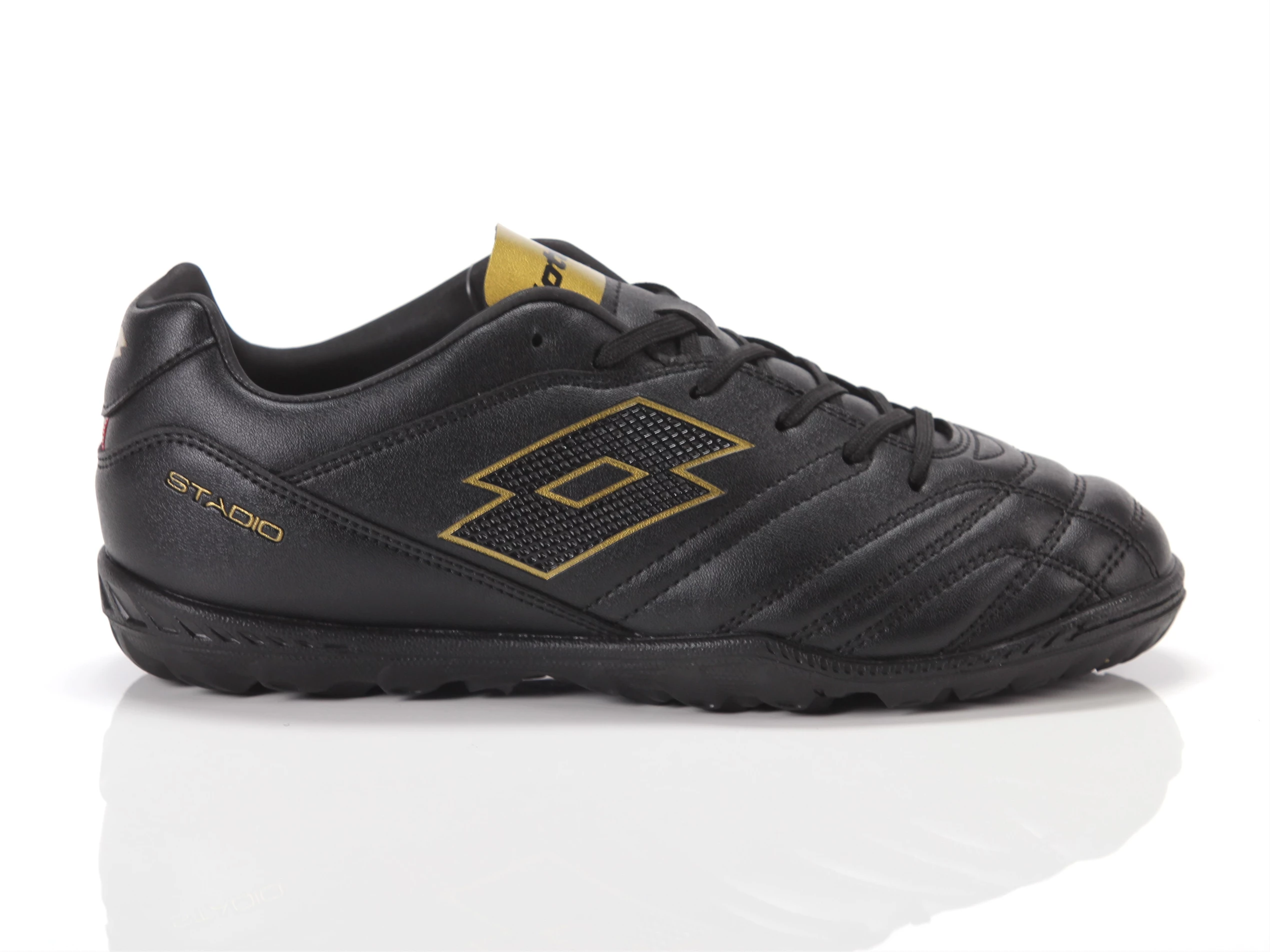 Botas De Futbol Lotto Precio - Stadio 705 FG JR Niños Negras Verde