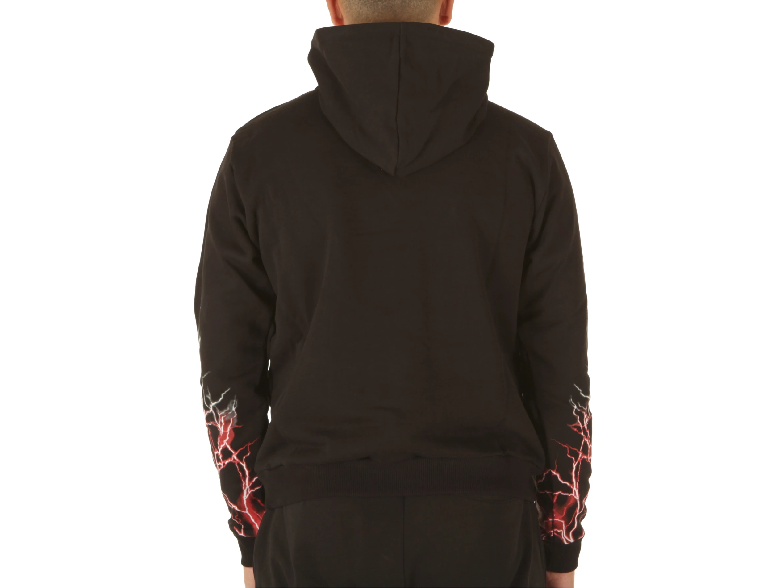 Dark Grey Hoodie With Red Arms The North Face Red Box Pullover