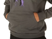 Phobia Archive Grey Hoodie With Purple Lightning homme PH00020PU