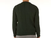 Berna Girocollo Jacquard Verde hombre 205013-6 