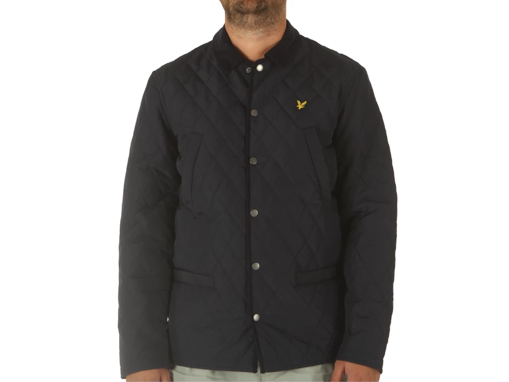 Lyle & Scott Quilted Jacket Dark Navy hombre JK1990V Z271 