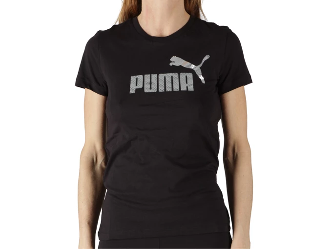 Puma ESS+ TEXTURED FOIL BIG LOGO TEE femme 688908 01