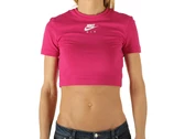 Nike W Nsw Air Ss Top Crop Firebarry White femme CZ8632 615