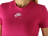 Nike W Nsw Air Ss Top Crop Firebarry White femme CZ8632 615