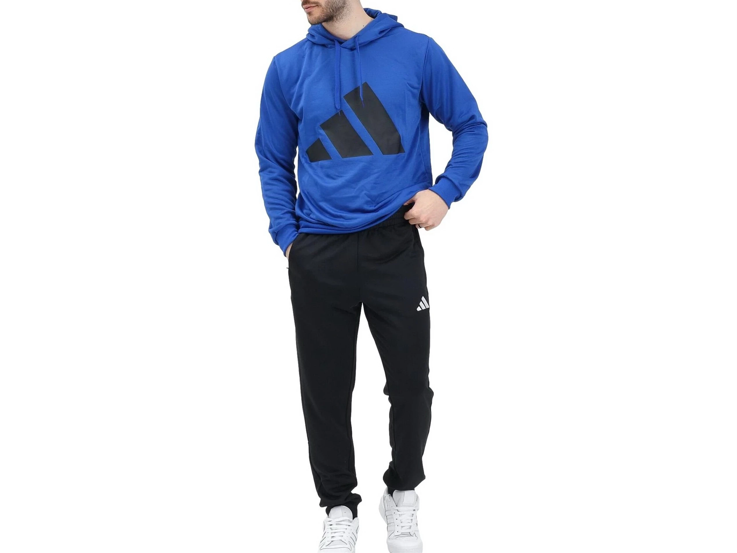 Kappa Tuta Uomo Nera - Cotone E Poliestere, Sportiva Con Logo FADI, Manica Lunga, Taglia M - 2