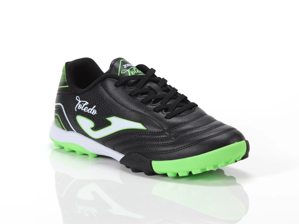 TOLEDO JR BLACK TURF - Calcio bimbo/ragazzo Joma. Disponibile in diverse taglie: 36, 37, 38, 39, 35 e colori nero, verde. YOUSP