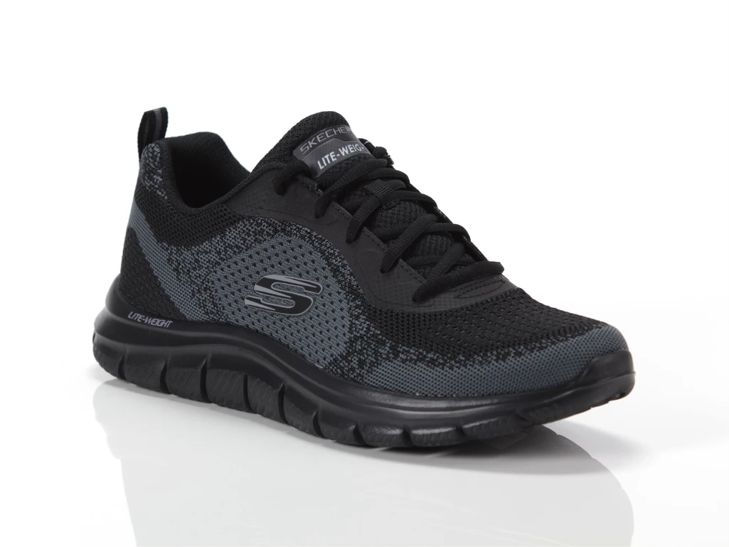  TRACK-GLENDOR - Sneakers uomo Skechers. Disponibile in diverse taglie: 40, 41, 42, 43, 44, 45 e colori nero. YOUSPORTY.