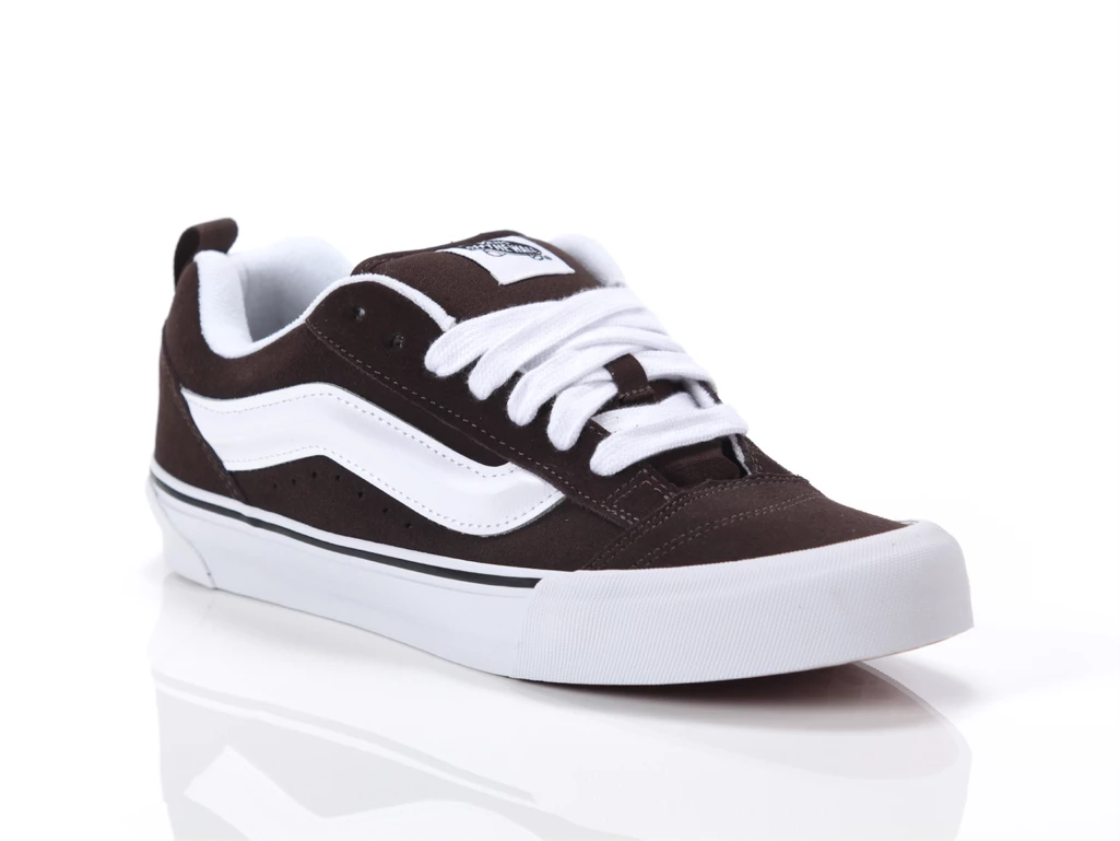  Knu Skool Brown White - Sneakers uomo Vans. Disponibile in diverse taglie: 40, 41, 42, 43, 44, 45 e colori bianco, marrone. YOU