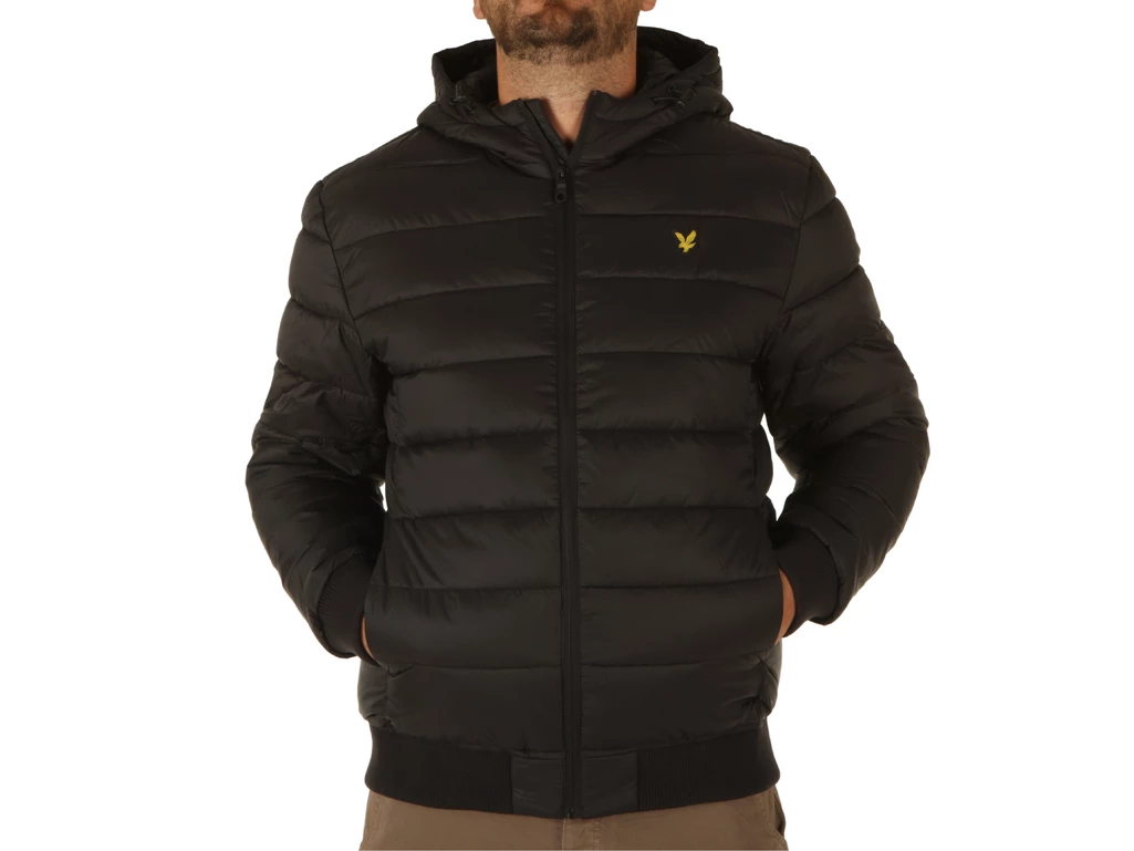 Lyle & Scott Baffle Jacket Jet Black hombre JK1921V Z865 