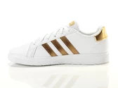  Grand Court 2.0 K - Sneakers donna/ragazzi Adidas. Disponibile in diverse taglie: 40, 36, 37, 38, 39 e colori bronzo, bianco. Y