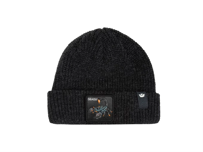  THE DEADLY BEANIE - Berretti unisex Goorin. Disponibile in diverse taglie: t-u e colori nero. YOUSPORTY.