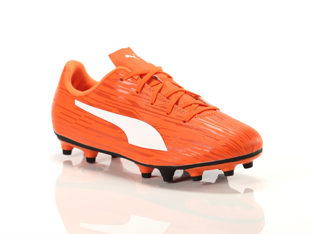  Rapido III FG/AG Jr - Calcio ragazzo Puma. Disponibile in diverse taglie: 38, 39 e colori arancione. YOUSPORTY.
