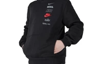  NSW CLUB FLC HDY MLOGO - Felpe bimbo/ragazzo Nike. Disponibile in diverse taglie: 10y, 11y, 12y, 13y, 9y, 8y e colori nero. YOU