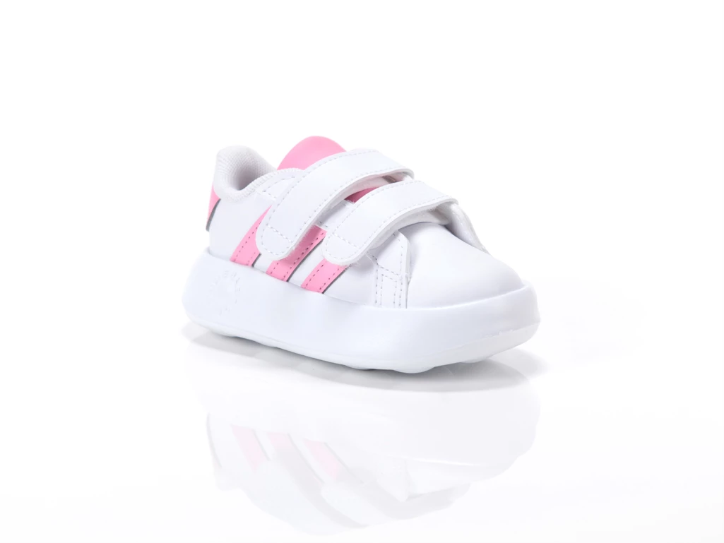  GRAND COURT 2.0 - Sneakers bambino Adidas. Disponibile in diverse taglie: 20, 21, 22, 23, 24, 25, 26, 27 e colori rosa, bianco.