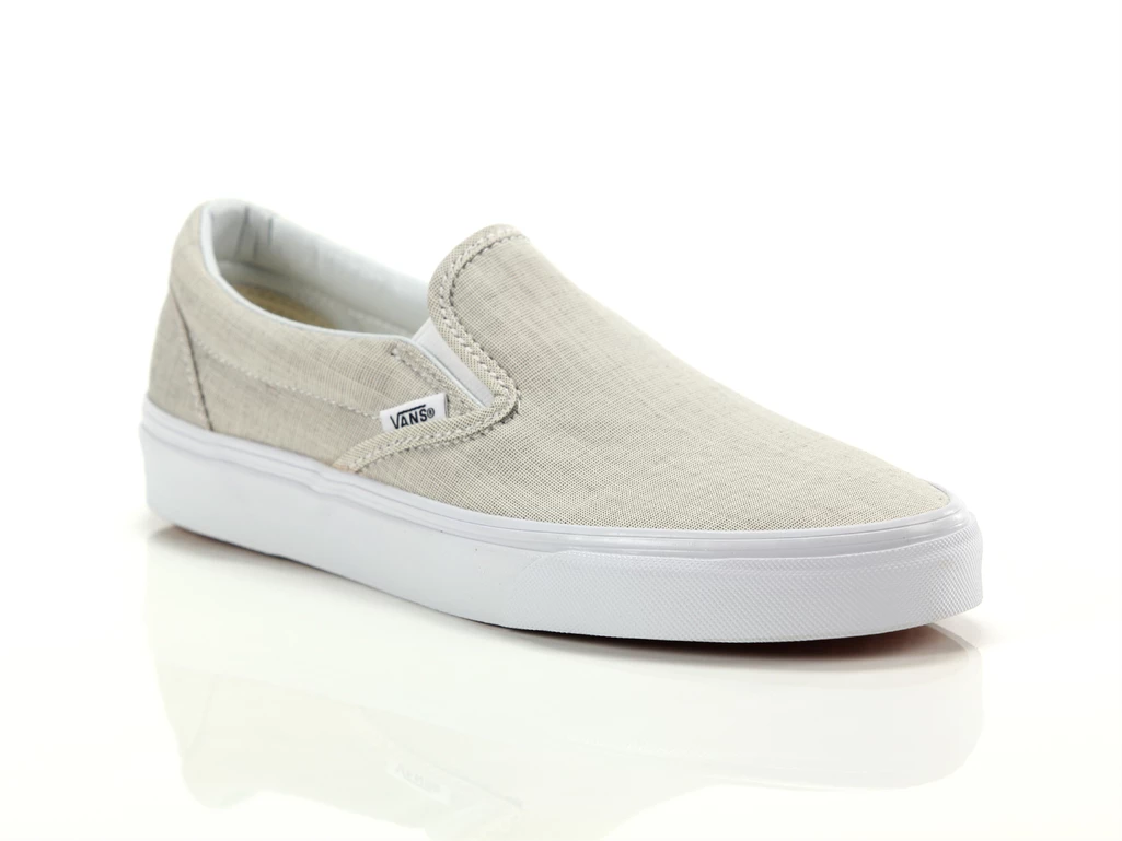  Classic Slip On - Sneakers donna Vans. Disponibile in diverse taglie: 39 e colori beige, bianco. YOUSPORTY.