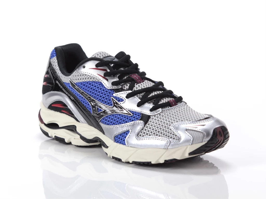  WAVE RIDER 10 - Sneakers uomo Mizuno. Disponibile in diverse taglie: 46, 40, 41, 42, 43, 44, 45 e colori argento, nero, blu. YO