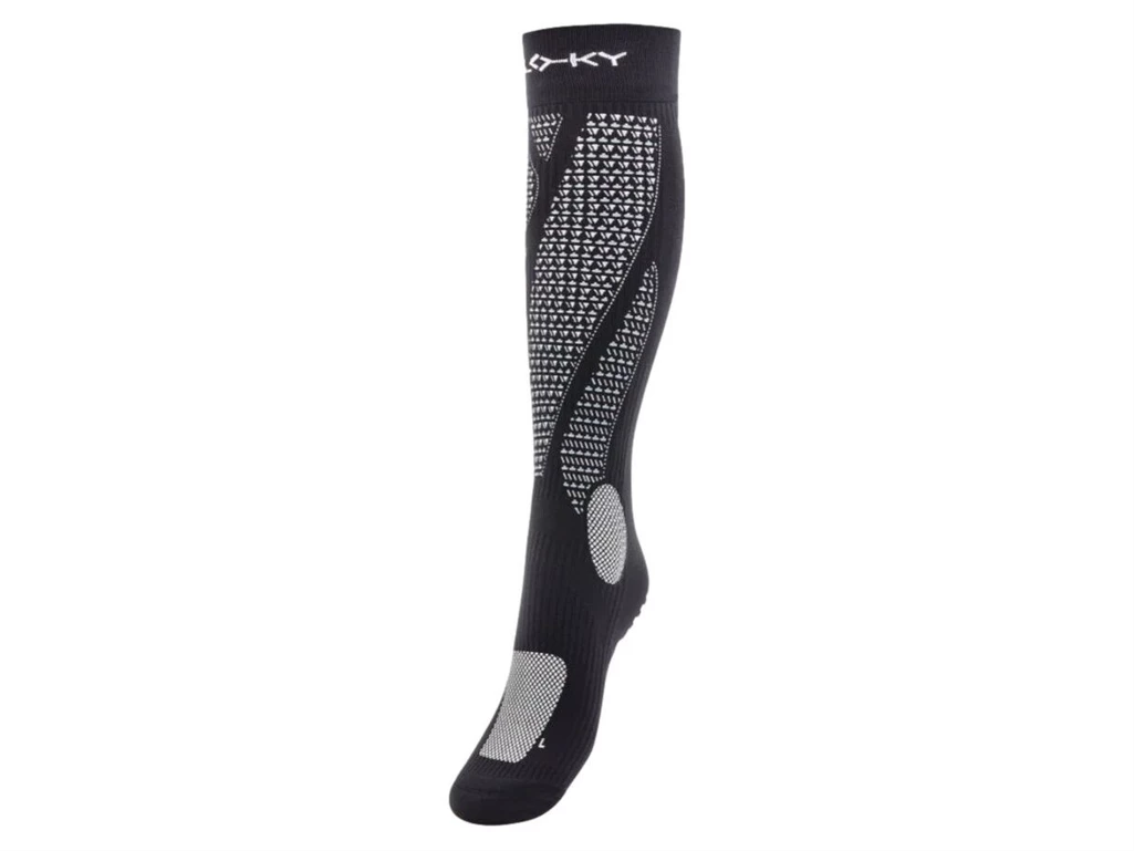Floky Socks Run Up Long Black man FL RL25 001