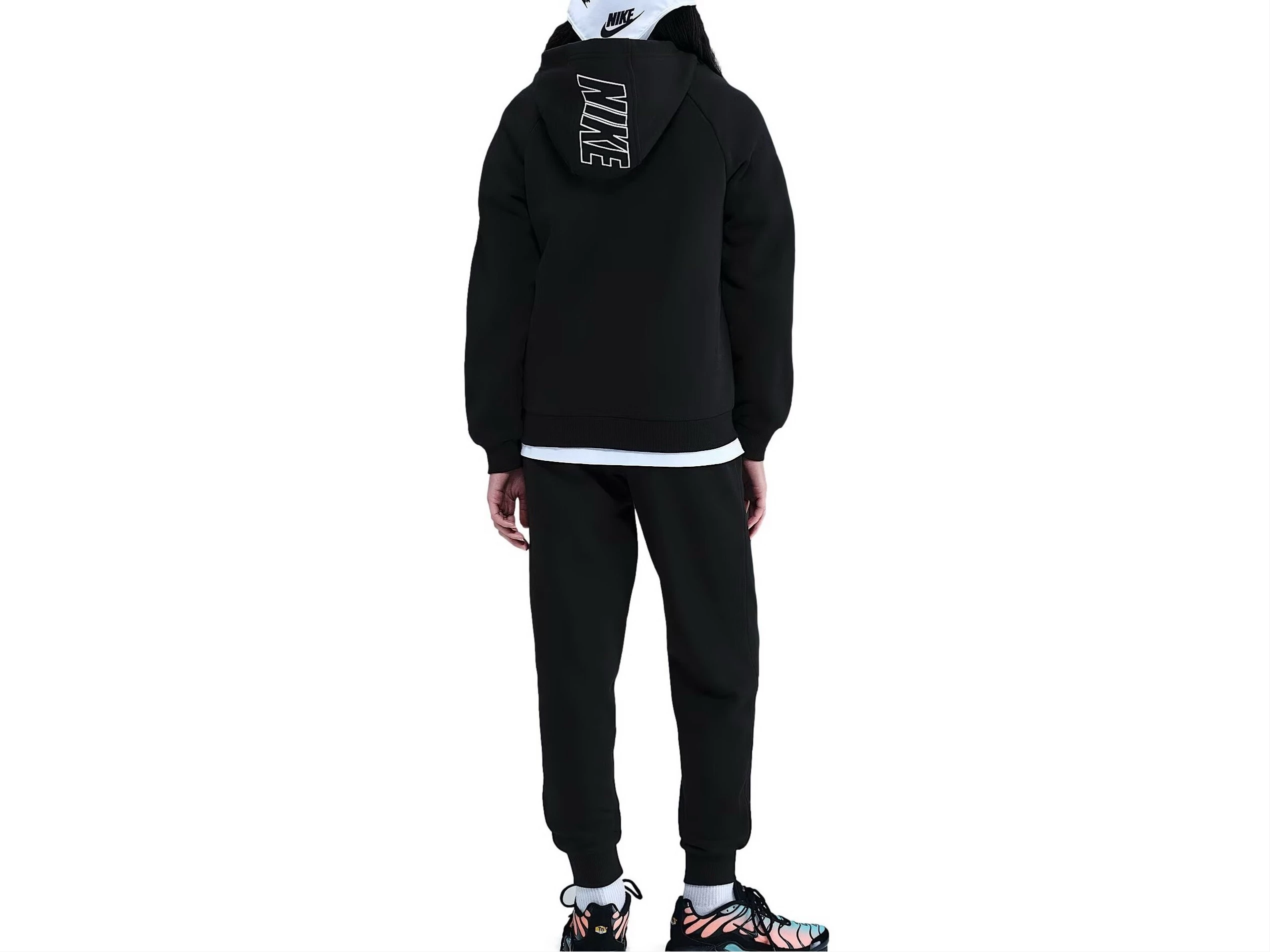 Nike K NSW CLUB FLC HDY TRACKSUIT junior HQ9318 010 | YOUSPORTY