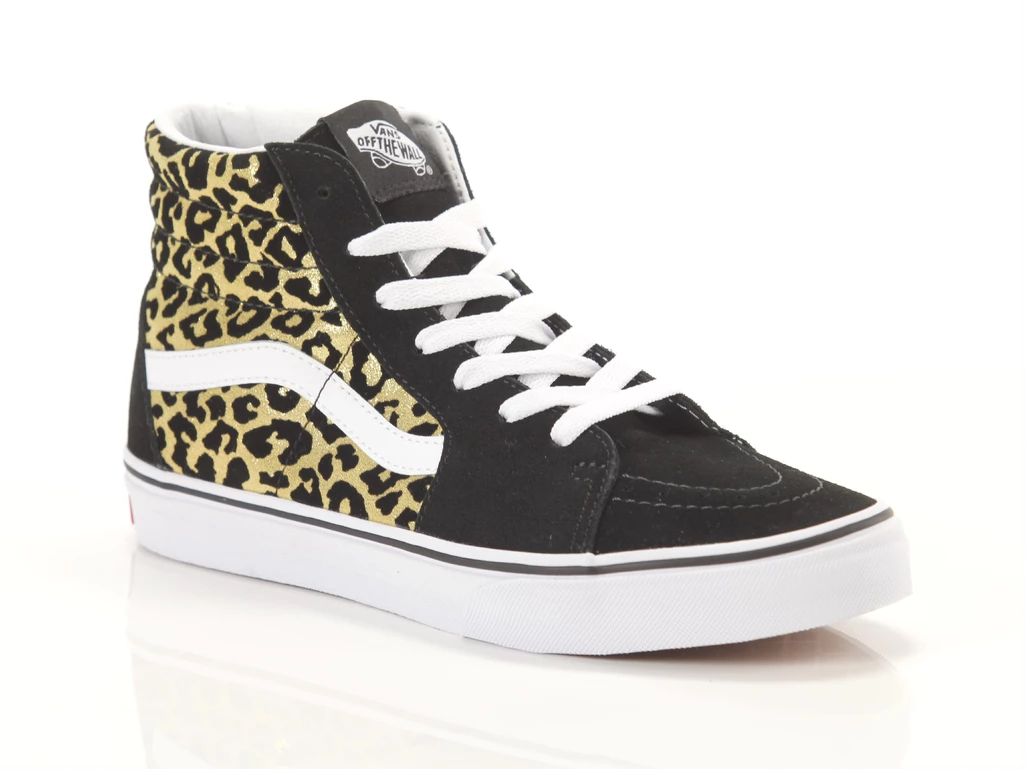  Sk8-Hi - Sneakers donna/ragazzi Vans. Disponibile in diverse taglie: 36, 37, 38, 39 e colori bianco, oro, nero. YOUSPORTY.