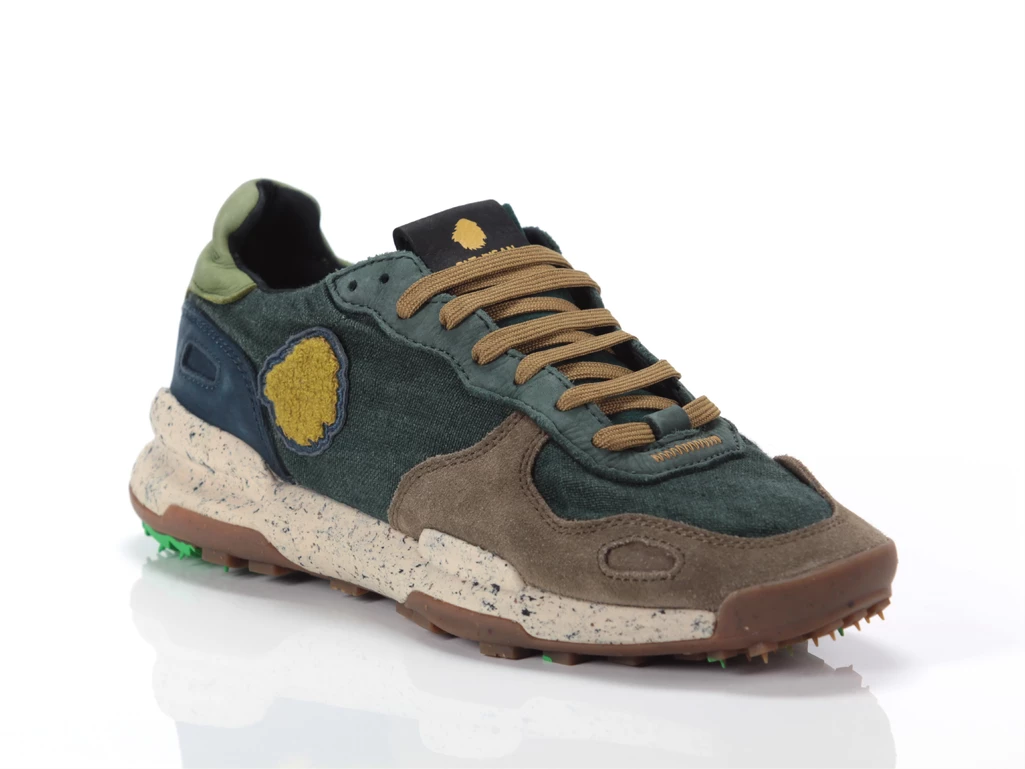  CHACRONA LINEN - Sneakers uomo Satorisan. Disponibile in diverse taglie: 40, 41, 42, 43, 44, 45 e colori blu, marrone, verde. Y