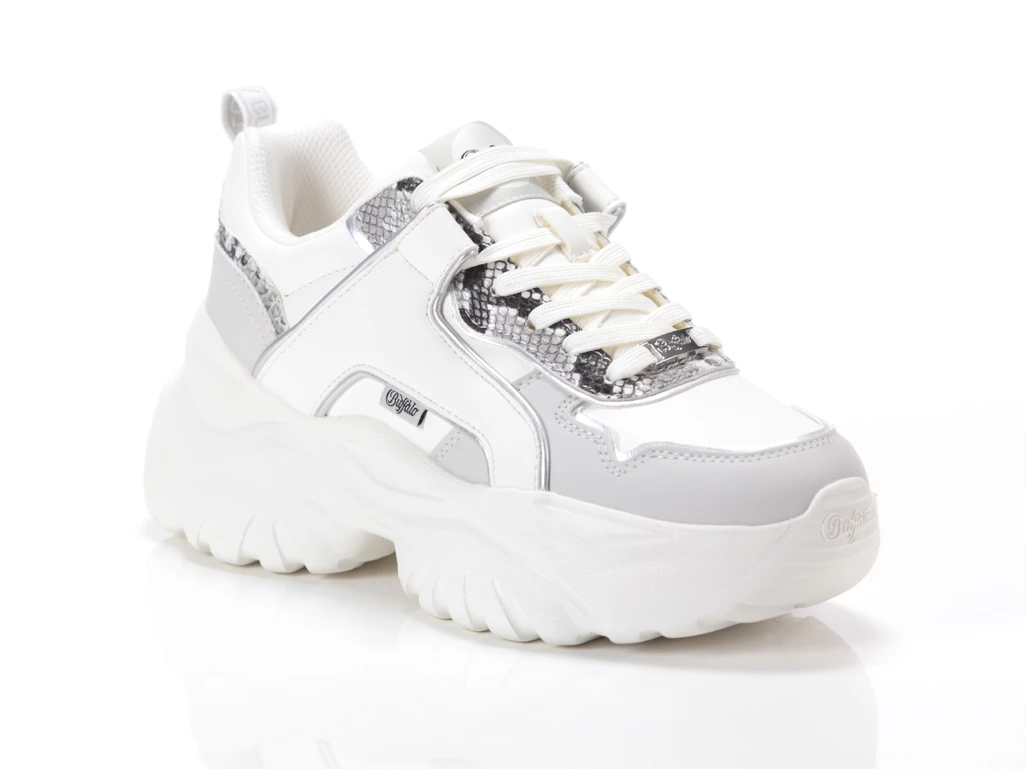  Bliss One-vegan nappa-white - Sneakers donna Buffalo. Disponibile in diverse taglie: 40, 41, 36, 37, 38, 39 e colori grigio, bi