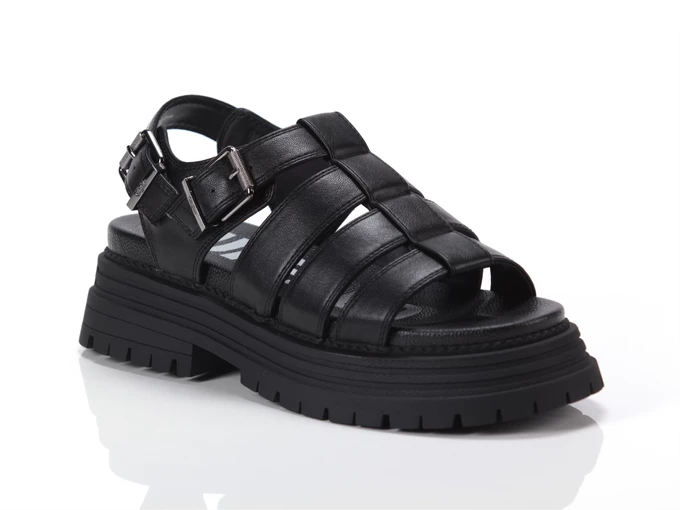 Buffalo Lennox Fisher-vegan nappa-black woman 1602322