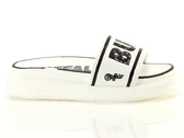  Rey White Black - Ciabatte donna Buffalo. Disponibile in diverse taglie: 39 e colori bianco, nero. YOUSPORTY.