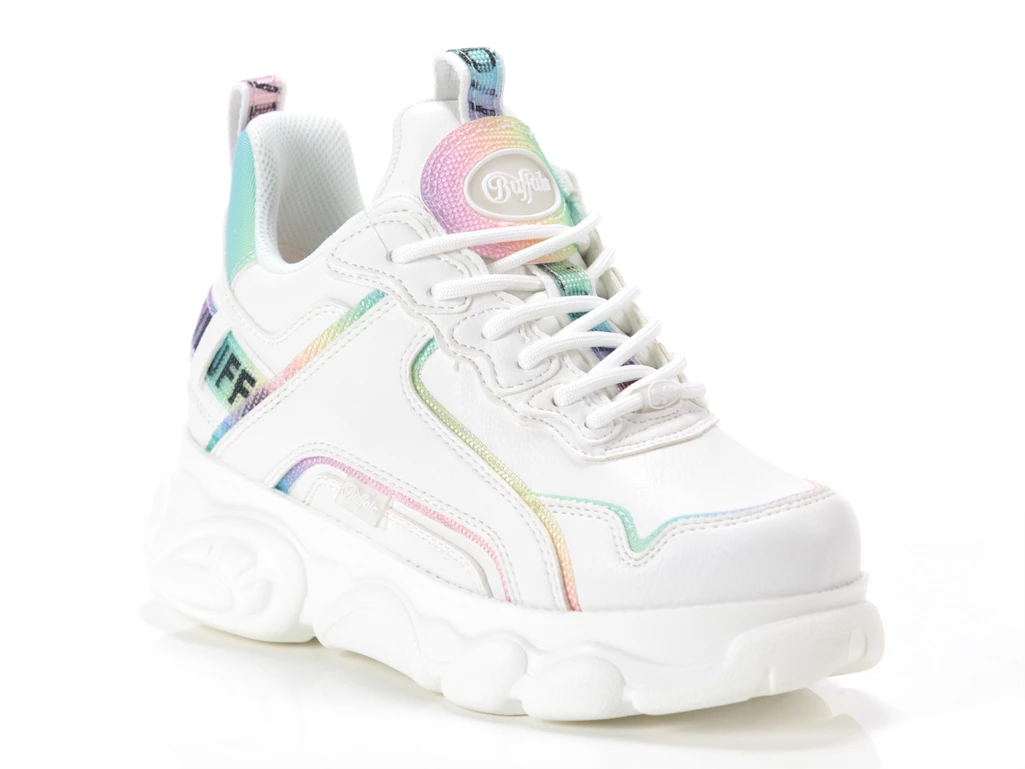 Buffalo Cld Chai Vegan Nappa White Rainbow mujer 1636108 