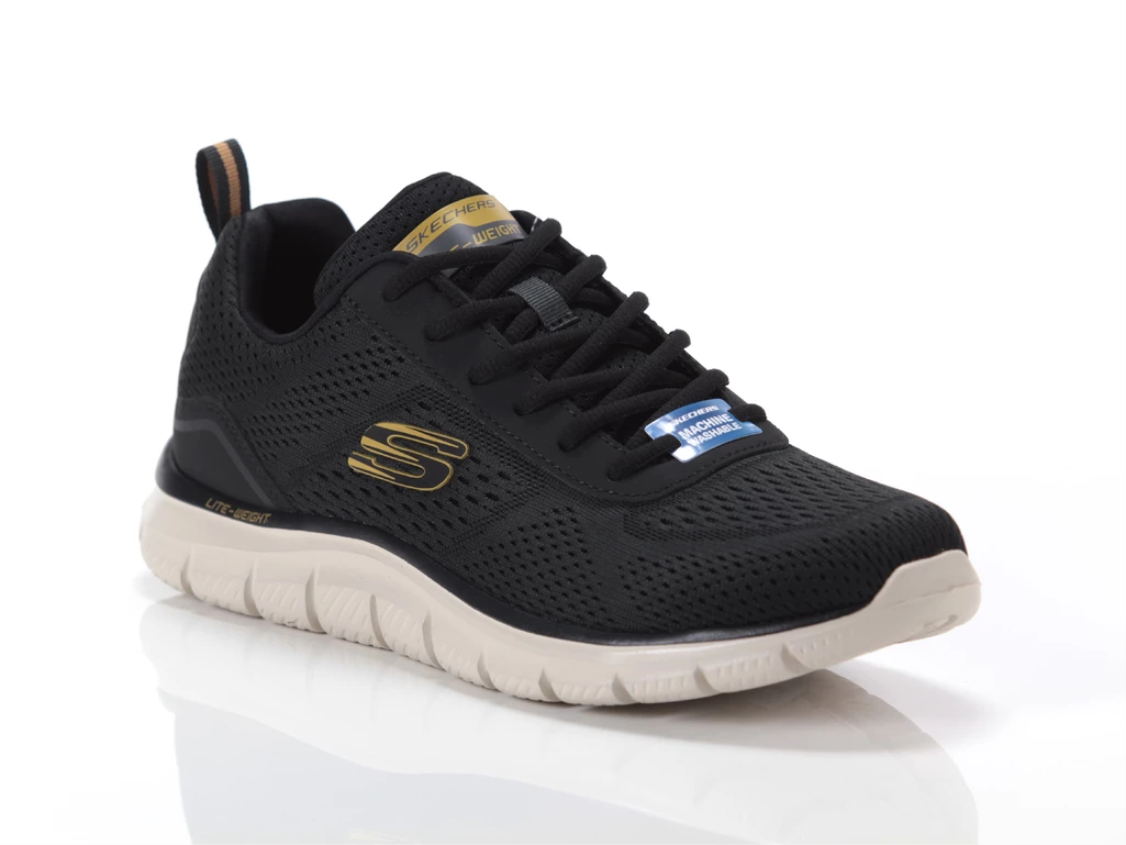  TRACK - Sneakers uomo Skechers. Disponibile in diverse taglie: 46, 40, 41, 42, 43, 44, 45 e colori giallo, nero. YOUSPORTY.