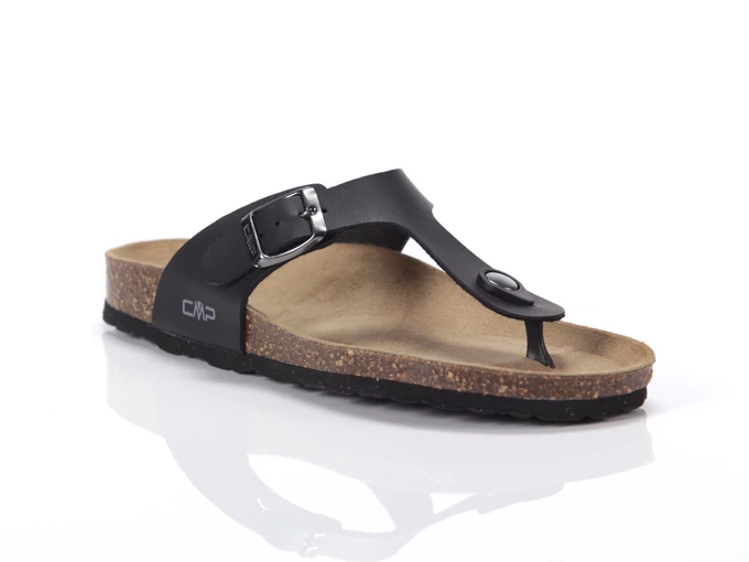  Eco Mymosa Wmn Flip Flop Nero - Ciabatte donna CMP. Disponibile in diverse taglie: 40, 41, 36, 37, 38, 39 e colori nero. YOUSPO