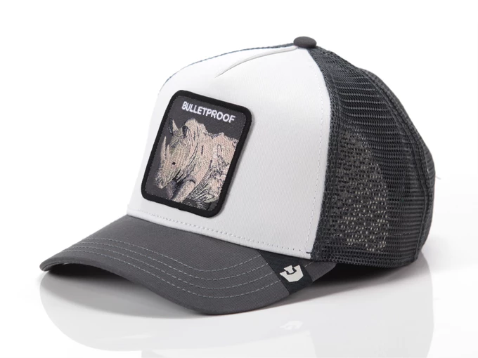  BULLETPROOF TRUCKER - Cappelli unisex Goorin. Disponibile in diverse taglie: t-u e colori grigio, bianco. YOUSPORTY.