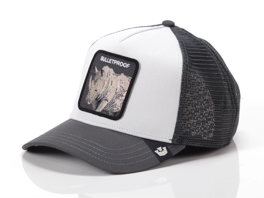  BULLETPROOF TRUCKER - Cappelli unisex Goorin. Disponibile in diverse taglie: t-u e colori grigio, bianco. YOUSPORTY.