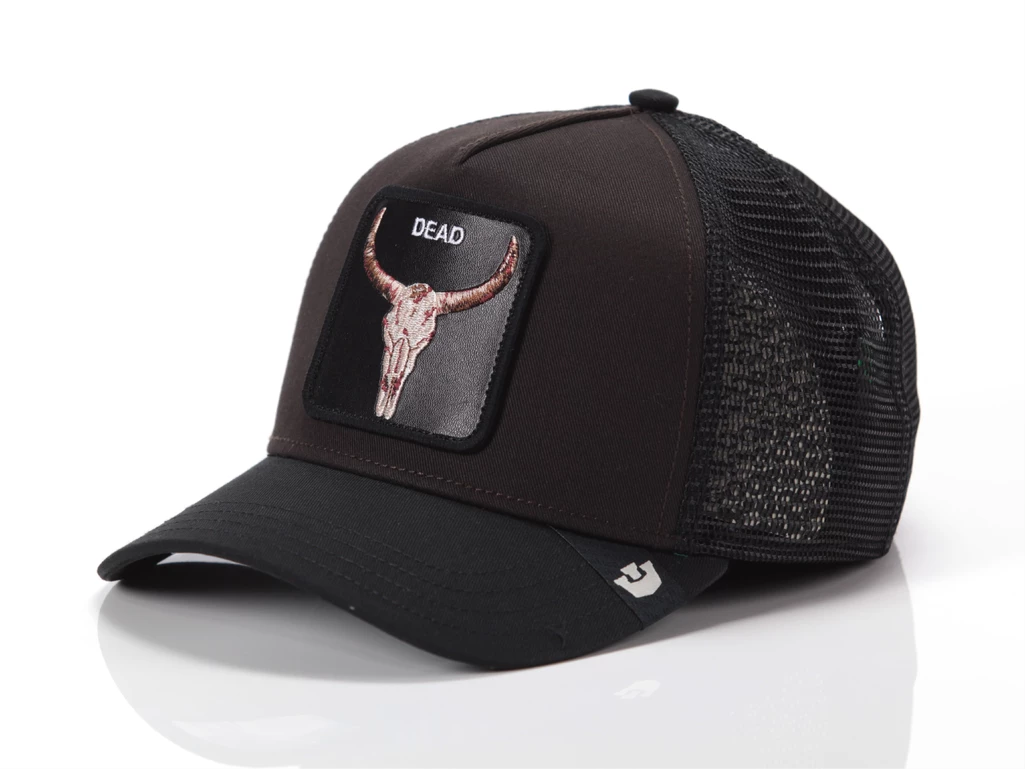  DEAD SKULL TRUCKER - Cappelli unisex Goorin. Disponibile in diverse taglie: t-u e colori marrone scuro, nero. YOUSPORTY.