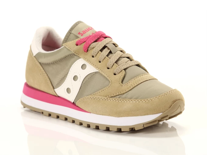  Jazz Original - Sneakers donna Saucony. Disponibile in diverse taglie: 36 e colori rosa, marrone chiaro, fucsia. YOUSPORTY.