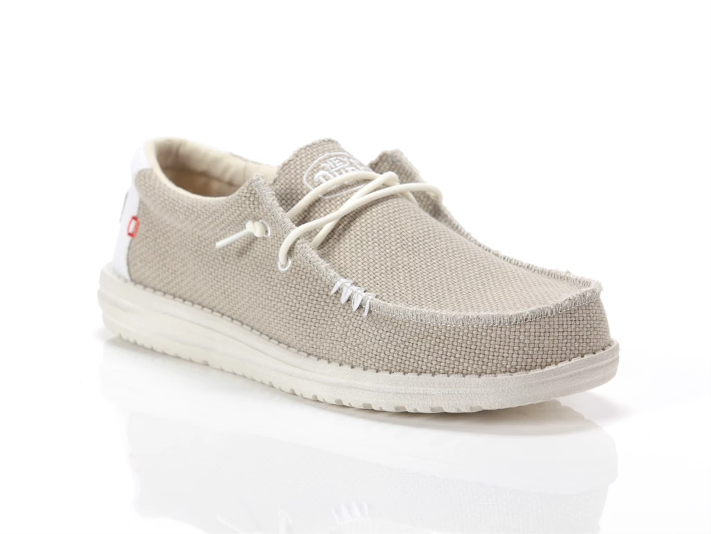 Hey Dude Wally Braided Off White hombre 40003-1LB 