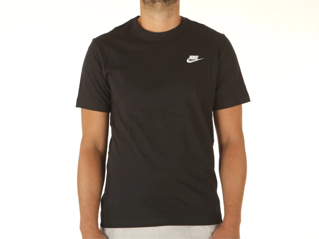 Nike M Nsw Club Tee Black White man AR4997 013